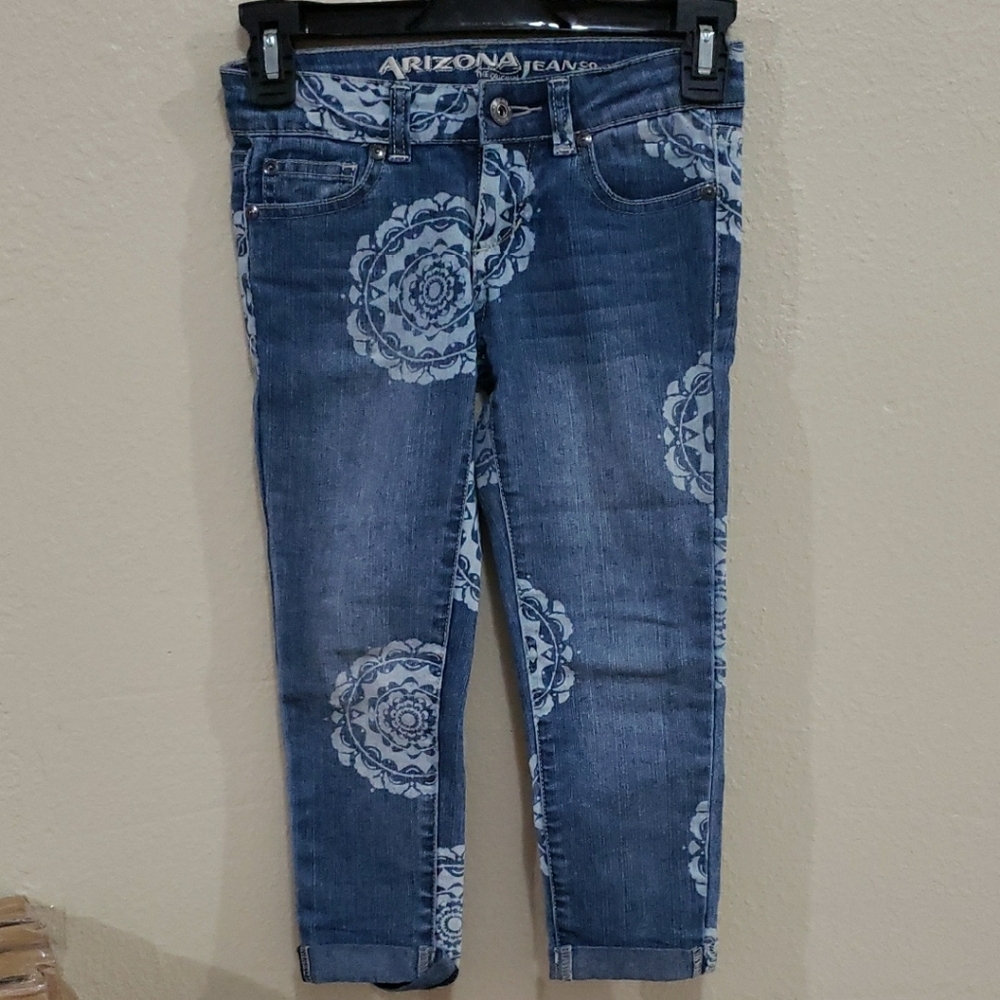 Arizona Jean Company Kids Blue Patterned Jeans